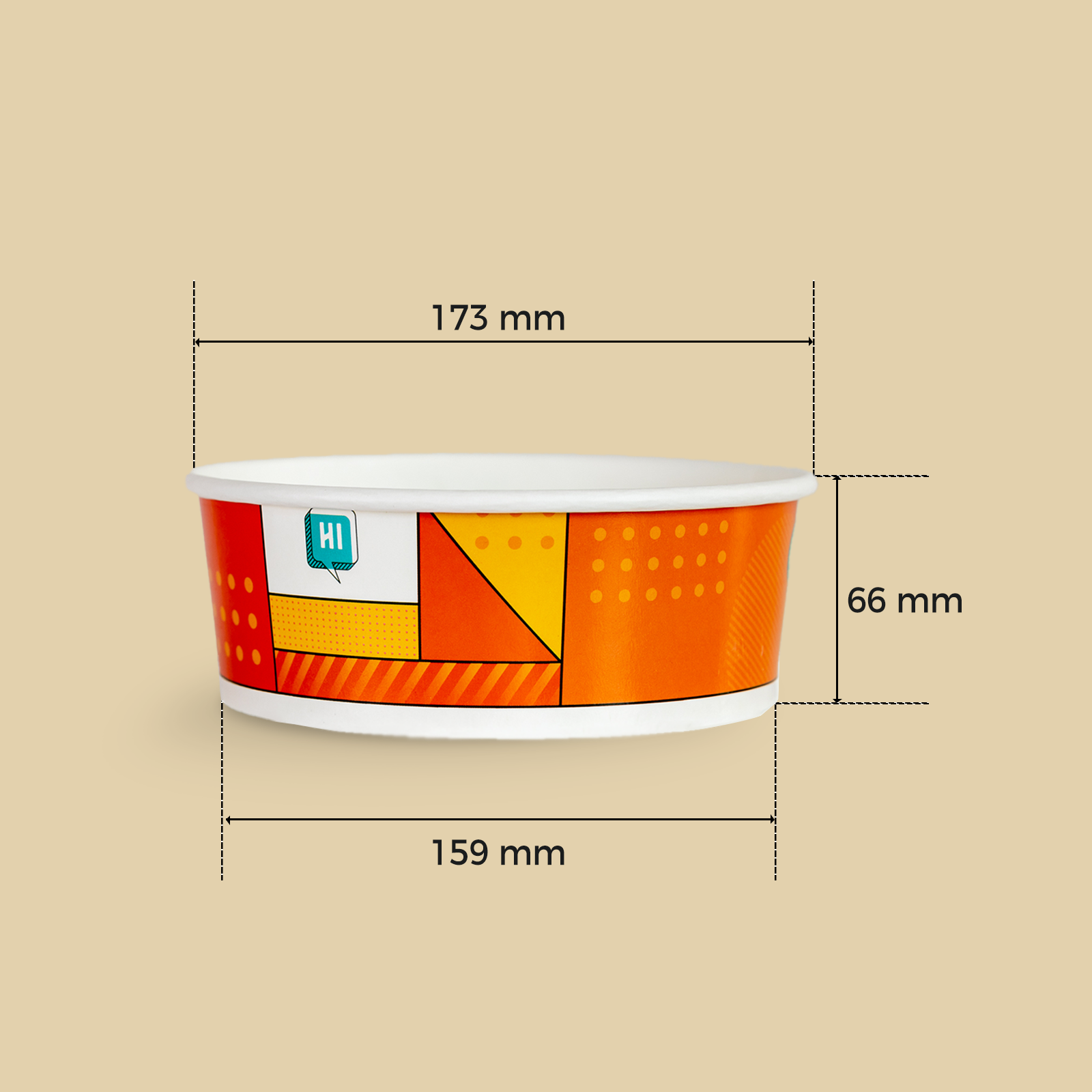 Induction-Safe Disposable Paper Bowls