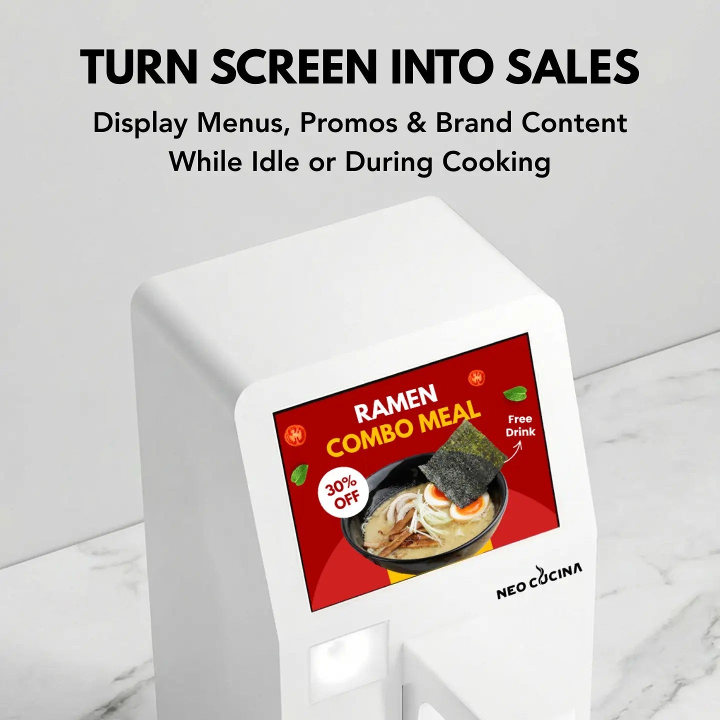 NEO CUCINA Smart Commercial Ramen Cooker by NEO CUCINA commercial ramen cooker for self - serve hot food business