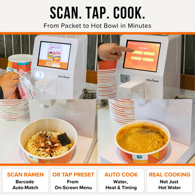 Smart Commercial Ramen Cooker by NEO CUCINA commercial ramen cooker for self-serve hot food business