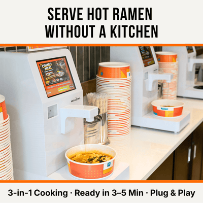 Smart Commercial Ramen Cooker by NEO CUCINA commercial ramen cooker for self-serve hot food business