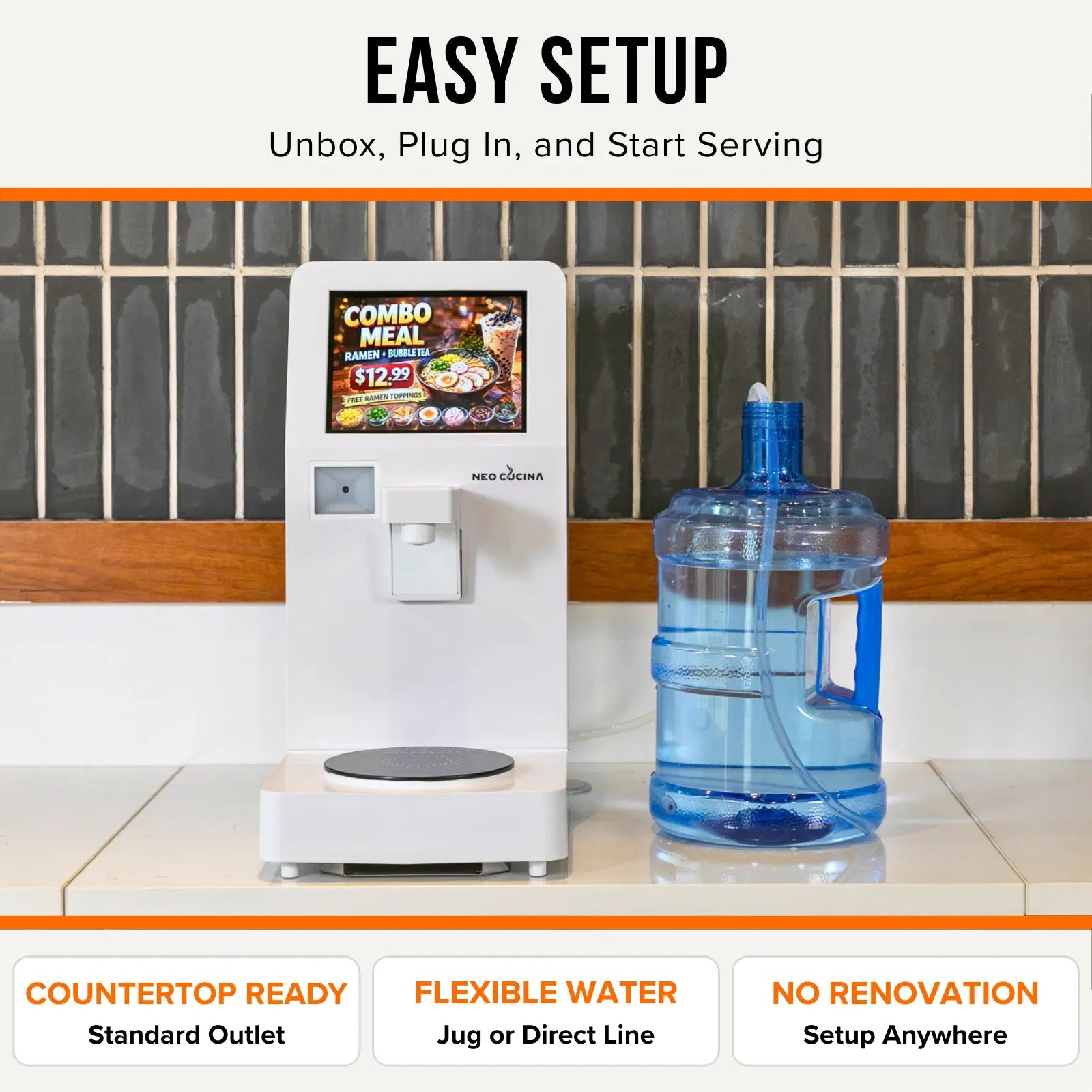 Smart Commercial Ramen Cooker by NEO CUCINA commercial ramen cooker for self-serve hot food business