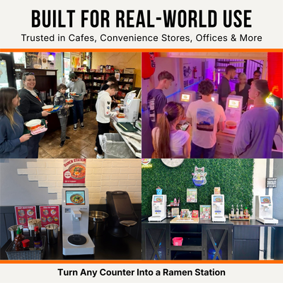 Smart Commercial Ramen Cooker by NEO CUCINA commercial ramen cooker for self-serve hot food business