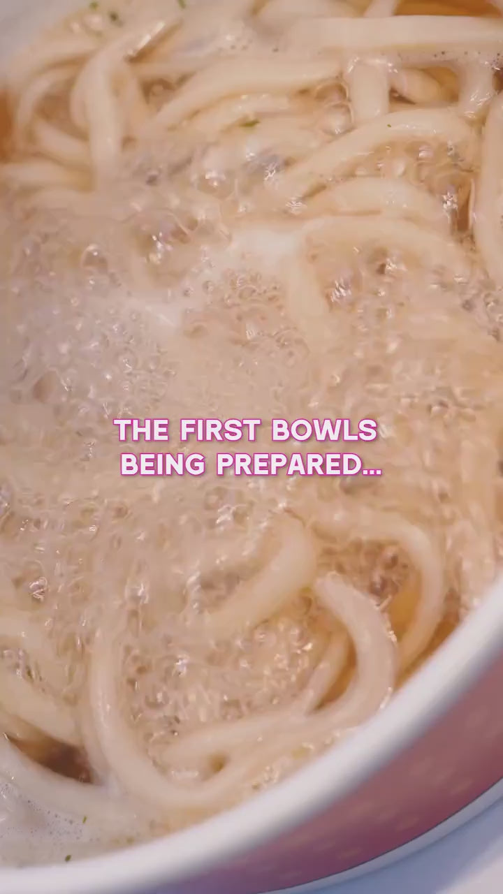 The first bowls of ramen cooked at a casino market in Rohnert Park, California