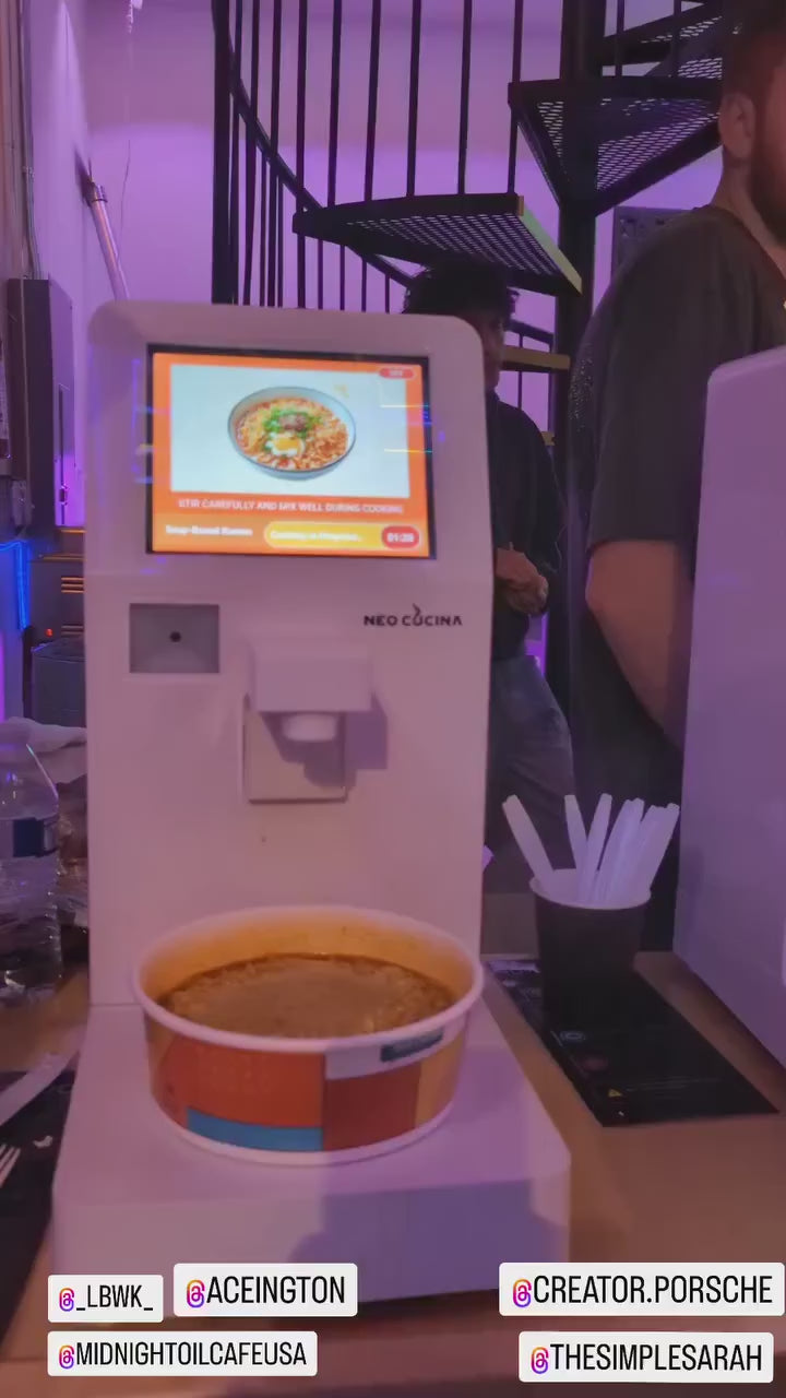 Event night at a JDM car-culture cafe with a self-serve ramen station in Bountiful, Utah
