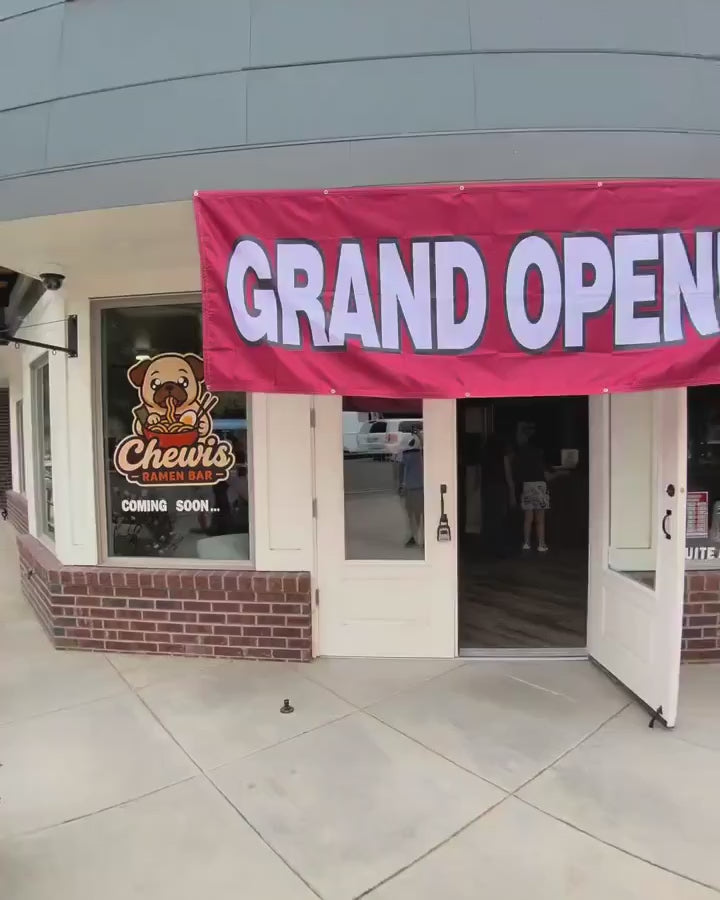 Grand opening day at a self-serve ramen bar in Independence, Oregon